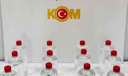 Sahte alkol operasyonu: 12 litre etil alkol ele geçirildi