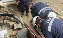 Selin vurduğu Havza'da elektrik dağıtım şirketinin çalışmaları kesintisiz devam ediyor