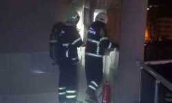 Siirt'te şampiyonluk kutlamasında havai fişek doğalgaz kombisini yaktı