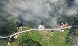 Sisle beraber gelen doğa şöleni kendine hayran bıraktı