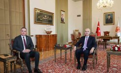 TBMM Başkanı Kurtulmuş, TBB Başkanı Sağkan ve beraberindeki heyeti kabul etti