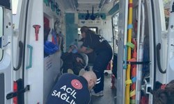 Tramvayın çarptığı kadın hastanelik oldu