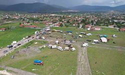 Turhal'da taşkın riskine karşı hayvan pazarı yüksek bölgeye taşındı