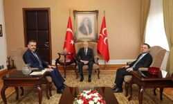 Adalet Bakanı Gürlek ve İçişleri Bakanı Çiftçi, TBMM'de MHP lideri Bahçeli'yi ziyaret etti