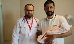Anne karnında yaşama şansı düşük denilen bebek, Diyarbakır'da sağlığına kavuştu