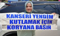 Antalya trafiğinde kornalar, kanseri yenen kadın için çaldı