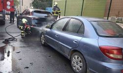 Batman'da park halindeki otomobilde çıkan yangın söndürüldü