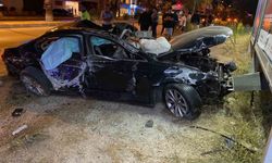 Bodrum'da takla atan otomobildeki 3 kişi yaralandı