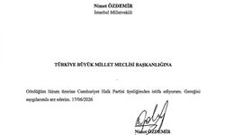 CHP İstanbul Milletvekili Nimet Özdemir partisinden istifa etti