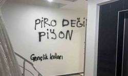 CHP Kayseri İl Başkanlığı binasının duvarlarına boyayla yazılar yazıldı