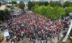Düzce'de milli maç heyecanı