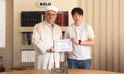 Güney Koreli genç Bolu'da Müslüman oldu