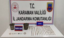 Karaman'da tarihi eser ele geçirildi: 6 tutuklama