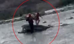 Kezer Çayı'nda mahsur kalan çocuğu AFAD kurtardı