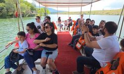Kütahya Enne Barajı'nda tekne turları sezonu açıldı