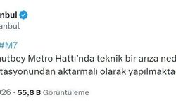 M7 Metro Hattı'nda arıza: Vatandaşlar tünelde yürüdü