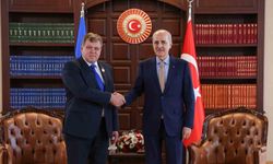TBMM Başkanı Kurtulmuş, Estonya Parlamentosu Başkanı Hussar ile görüştü