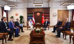 TBMM Başkanı Kurtulmuş, Letonya Parlamentosu Başkanı Mieria ile görüştü