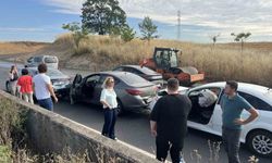 Tekirdağ'da 500 metre arayla iki zincirleme kaza