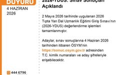 YDUS sonuçları açıklandı