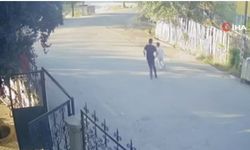 Deprem anında çocukların panik dolu kaçışı kamerada