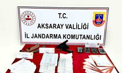 Aksaray'da tefeci operasyonu: 1 tutuklama