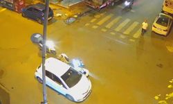 Bahçelievler'de motosiklet sürücüsünün ani hareketi kazaya yol açtı
