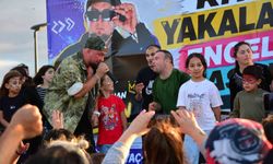 Çorum'da rap konserinde özel bireyler doyasıya eğlendi