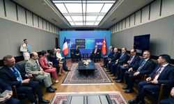 Cumhurbaşkanı Erdoğan, Fransa Cumhurbaşkanı Macron ile bir araya geldi