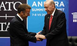 Cumhurbaşkanı Erdoğan, Macron ile görüştü