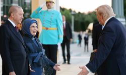 Devlet ve hükümet başkanları ile eşleri onuruna Cumhurbaşkanlığı Külliyesi'nde resepsiyon verildi