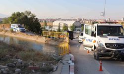 Kanalda akıntıya kapılan 2 çocuğu itfaiye ve AFAD kurtardı