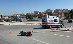 Karaman'da otomobille motosiklet çarpıştı: 1 yaralı
