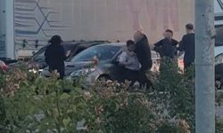 Konya'da trafikte yumruklu kavga