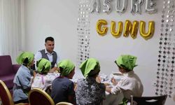 Koruma altındaki çocuklar aşure yaptı
