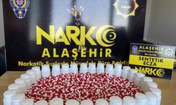 Manisa'da bin 803 sentetik ecza hap ele geçirildi