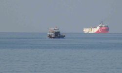 Oruç Reis Sismik Araştırma Gemisi Mersin Taşucu açıklarına demirledi