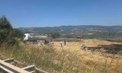 Otluk alanda çıkan yangın korkuttu
