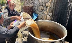 Servi köyünde asırlık gelenek yaşatılıyor: Dut pekmezi büyük emeklerle hazırlanıyor