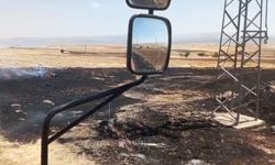 Tunceli'de otluk yangını ekili arazilere ulaşmadan söndürüldü