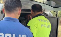 Uygulamada kimlik kontrolü yapılan çocuğun babası ekiplere mukavemet gösterdi