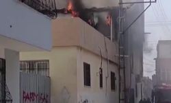 Aile sağlığı merkezinin çatısında korkutan yangın