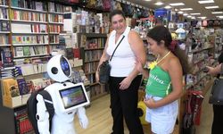 Edirne'de okul alışverişlerinde robot asistan sürprizi