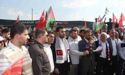 Filistin Konvoyu'nun Irak sınırında bekletilmesine tepki