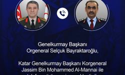 Genelkurmay Başkanı Orgeneral Bayraktaroğlu, Katarlı mevkidaşı Al-Mannai ile görüştü