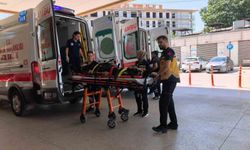 Kamyonetle motosiklet çarpıştı : 2 yaralı