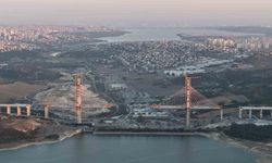 Kanal İstanbul'lun ilk köprüsünde 250 tonluk dev operasyon