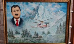 Muhsin Yazıcıoğlu'nun hatırası yağlı boya tabloda yaşatılıyor