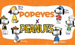 Popeyes, Snoopy'yi altı farklı karakteriyle çocuk menüsüne taşıdı