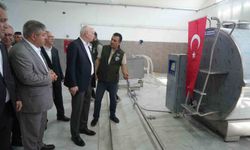 TZOB Genel Başkanı Bayraktar, Malazgirt'te süt toplama merkezini inceledi